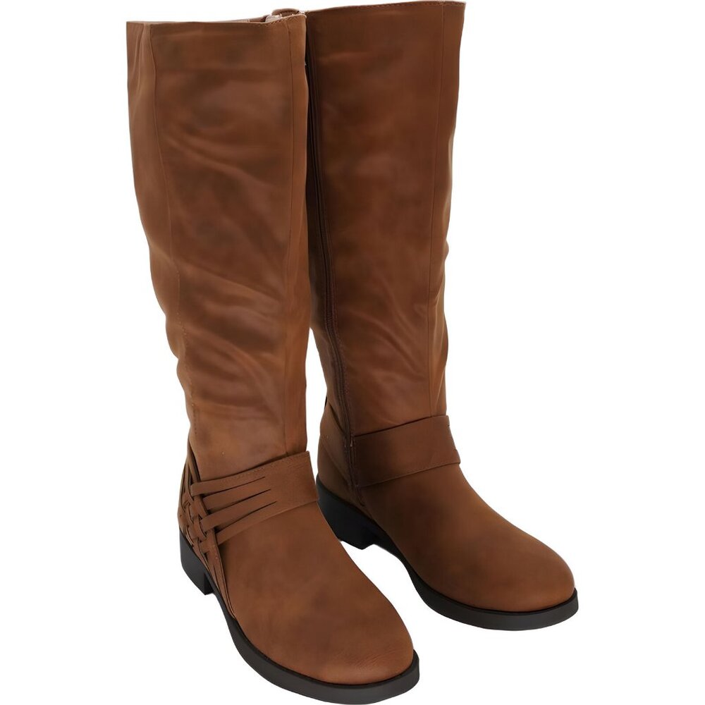 Journee Collection Brown Heeled Boots